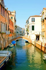 Fototapeta na wymiar Italy. Venice. Canal and architecture