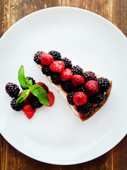 Fresh baked cheesecake