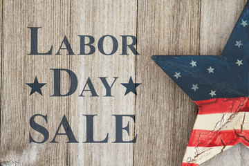 Labor Day sale message