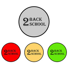 Back to school badge