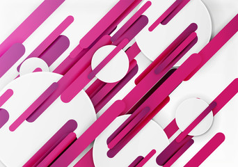 Cut 3d paper color straight lines abstract background