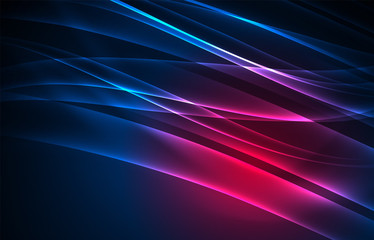 Vector polar lights concept background