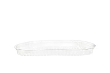 Plastic food container / Plastic container on white background.