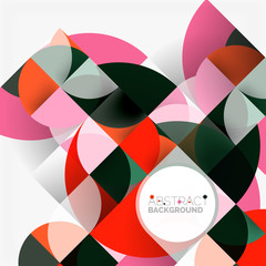 Obraz premium Modern geometrical abstract background circles