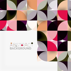 Obraz premium Modern geometrical abstract background circles