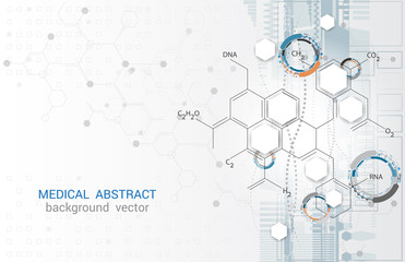 Abstract vector medical gray background graphics illustrations.