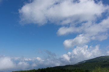 高原の夏空-kogen-blue summer sky-