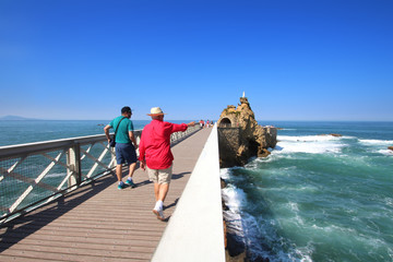 Biarritz (France) - Rocher de la vierge