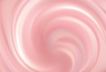 Vector background of swirling pink texture