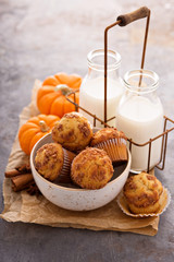 Fall muffins with milk