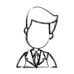 businessman character face male people image
