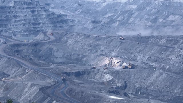 The coal cut works