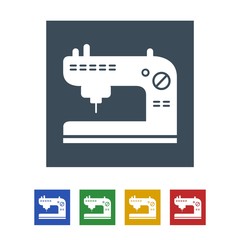 Sewing machine Icon Isolated on White Background.vector illustration icon