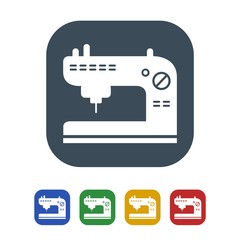 Sewing machine Icon Isolated on White Background.vector illustration icon