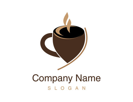 Cup coffee logo