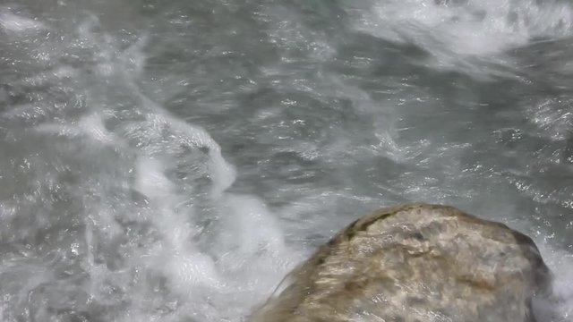 running water from a river in Austria