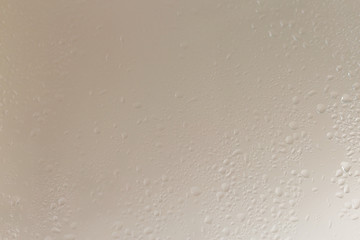 Water drops on the glass