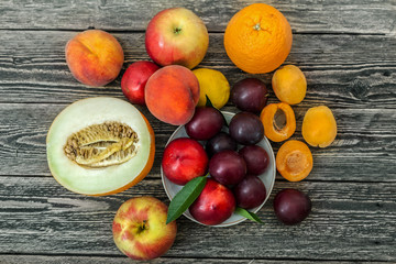 A pile of ripe fruit on the table