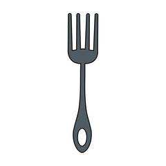 isolated fork icon