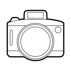isolated camera icon