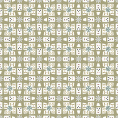 Abstract geometric seamless pattern