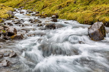 Mountain river in Iceland