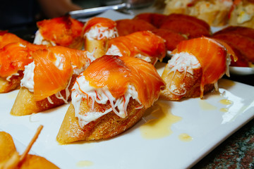 Spanish tapas of the Basque country