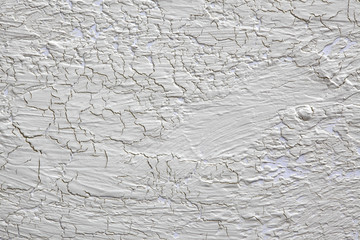 Old cracked paint on wooden background