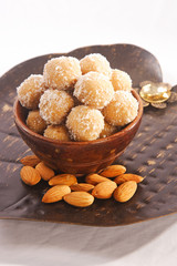 Indian Sweet Coconut Laddu