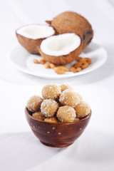 Indian Sweet Coconut Laddu