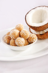 Indian Sweet Coconut Laddu