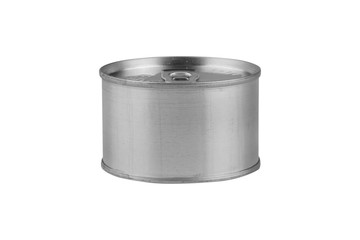 metal tincan isolated on white background