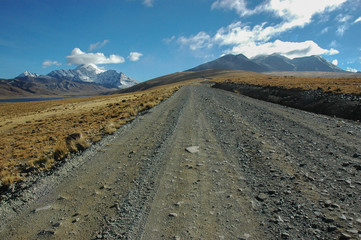Road in the Andes