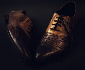 Fashion classical polished men's shoes