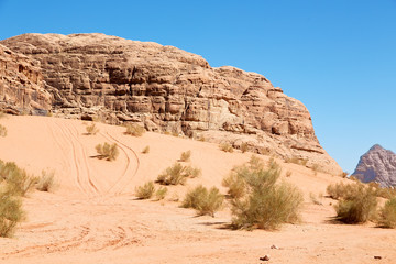 in the desert  sand and mountain adventure destination