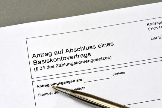 Basiskonto, Vertrag, Jedermann-Konto, Bankkonto, Girokonto, Pf&auml;ndungsschutz,  Basisgirokonto, Zahlungskontengesetz, Guthabenkonto, Rechtsanspruch, Bank, Sparkasse, Kreditinstitut, Bankwesen,