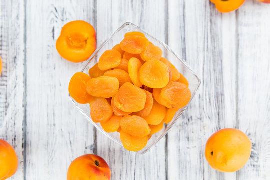 Portion of Dried Apricots
