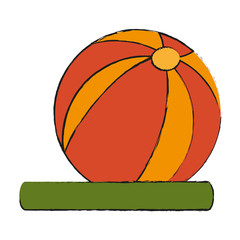 beach ball vector illustration