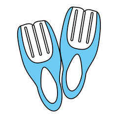 fins vector illustration