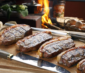 Grilled picanha, traditional Brazilian cut!