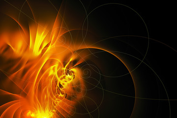 Abstract fractal background