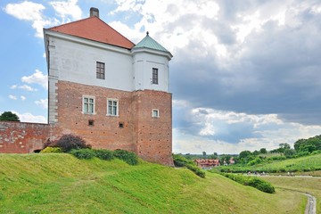 Fototapeta na wymiar Zamek w Sandomierzu.