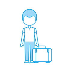 traveler with suitcase avatar