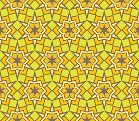 Seamless geometric pattern tile. Vintage decorative elements. Hand drawn background. Islam, Arabic, Indian, ottoman motifs. Perfect for printing on fabric or paper.