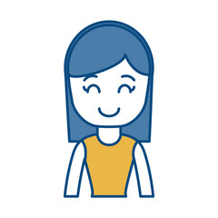 cartoon woman icon