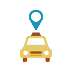 taxi service with pin location