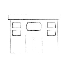 hotel building isolated icon