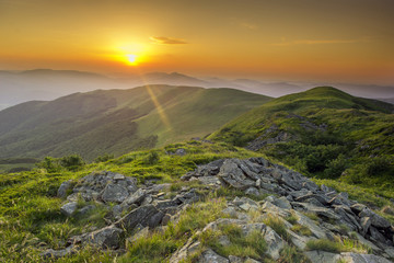 Sunset in the mountains © Piotr Krzeslak