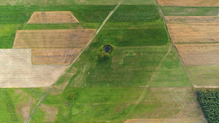 Obraz premium Aerial landscape