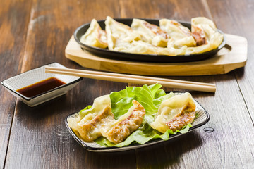 Gyoza dumplings - Japanese cuisine